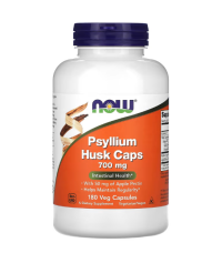 NOW Foods, Psyllium Husk, Պսիլիումի Կեղև, 700 մգ, 180 պատիճ