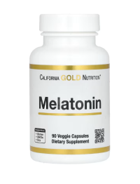 California Gold Nutrition, Melatonin, Մելատոնին, 3 մգ, 90 պատիճ