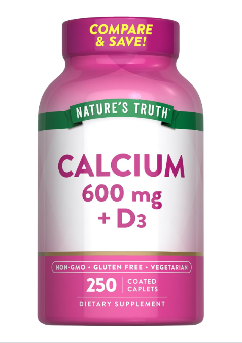 Nature's Truth, Calcium + D3, Կալցիում + Վիտամին Դ3, 250 կոճակ