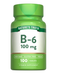 Nature's Truth, Витамин Б-6, 100 мг, 100 таблеток