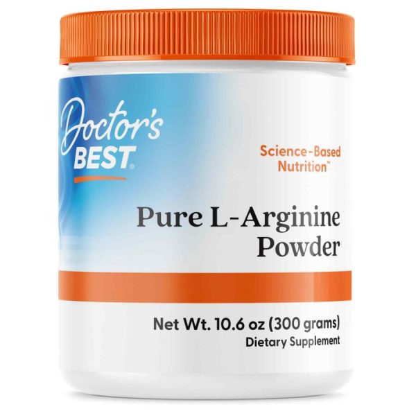Doctor's Best, Pure L-Arginine Powder, 300 gr