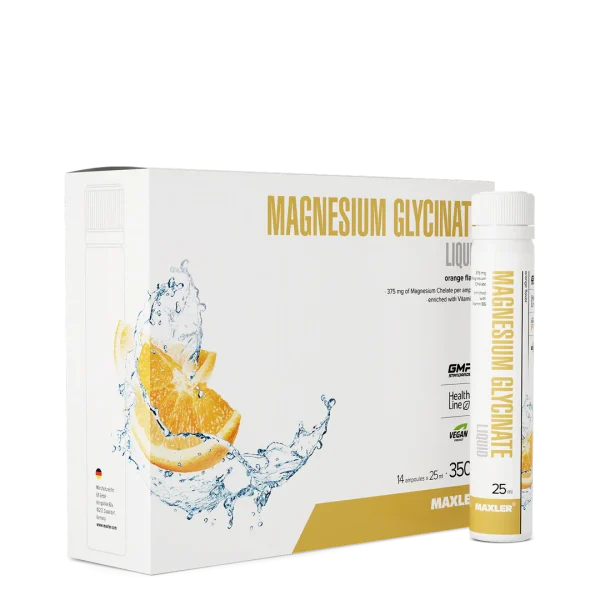 Maxler, Глицинат Магния, шоты по 25 мл