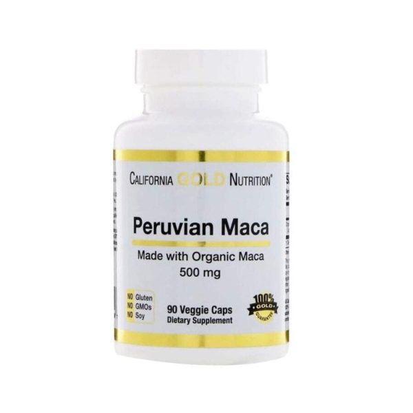 California Gold Nutrition, Peruvian Maca, Պերուական մակա 500 մգ, 90 պատիճ