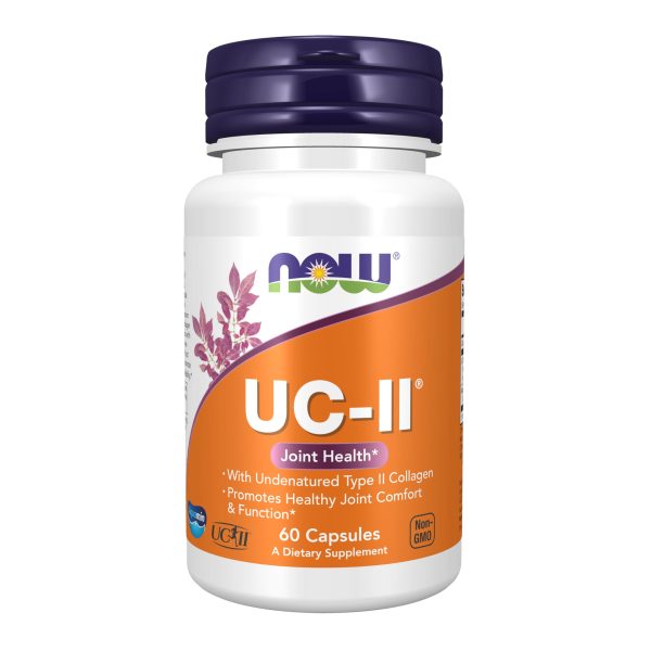 NOW Foods, UC-II® Joint Health with Undenatured Type II Collagen, Կոլագեն II տիպի, 60 պատիճ