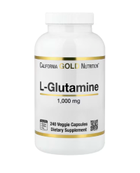 California Gold Nutrition, Л-Глютамин, 1,000 мг, 240 капсул