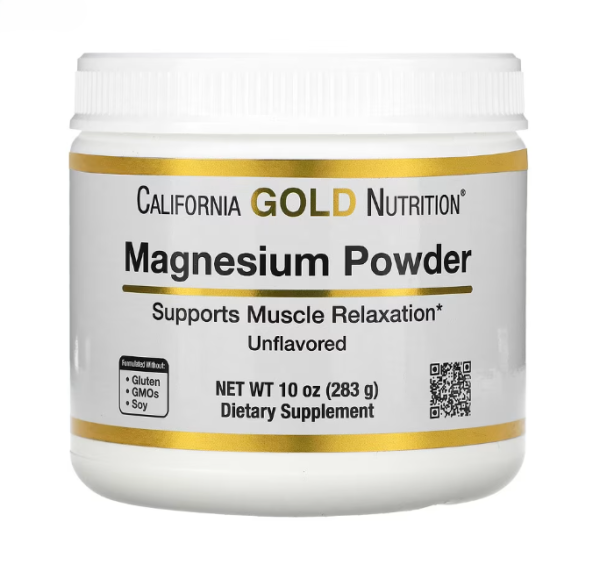 California Gold Nutrition, Magnesium Citrate Powder, 283 gr