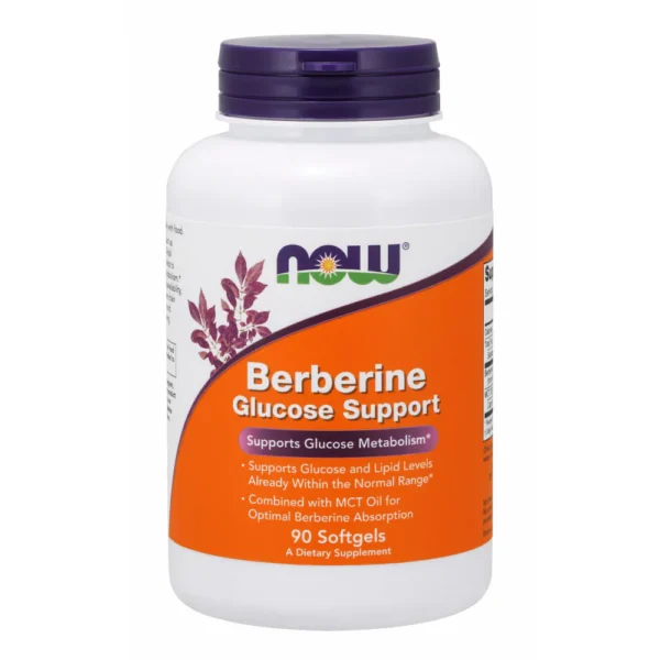 NOW Foods, Berberine Glucose Support, Բերբերին, 90 պատիճ